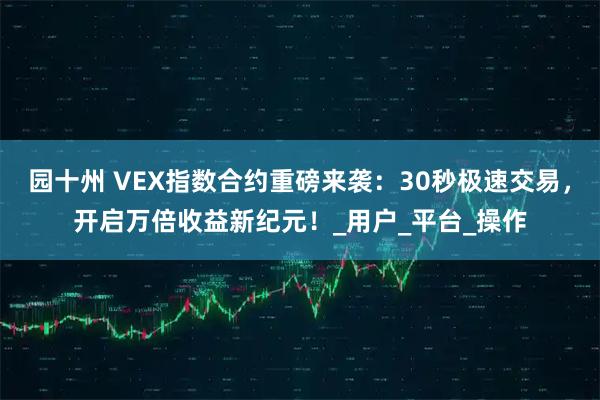 园十州 VEX指数合约重磅来袭：30秒极速交易，开启万倍收益新纪元！_用户_平台_操作